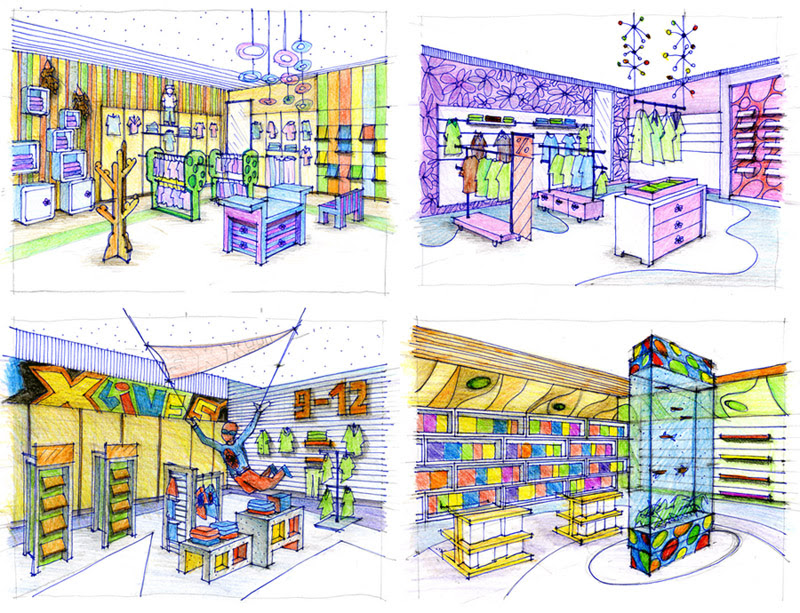 Магазин иллюстраций. Эскизный проект интерьер магазина. Эскиз интерьера магазина. Интерьер магазина чертежи. Зарисовка интерьера магазина.