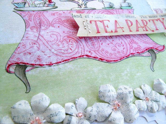 stitched table cloth