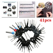 41pcs Car Terminal Removal Kit Wiring Crimp Connector Pin Extractor 