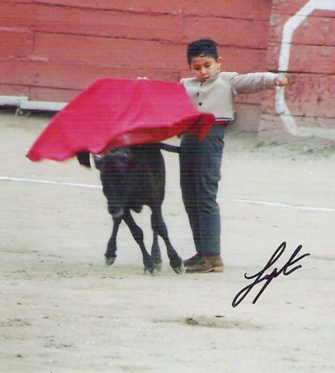Niño torero Francisco Rondinel en Acho