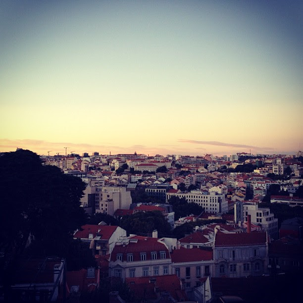 Catching up with friends. And the view. #lisbon