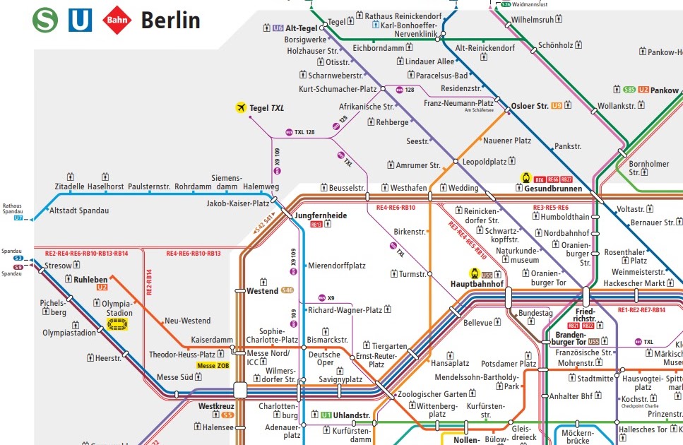 Berlin Karte Bvg | Landkarte