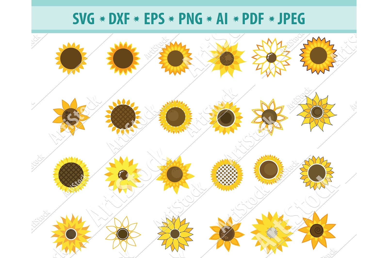Layered Sunflower Svg Free - 212+ Best Free SVG File