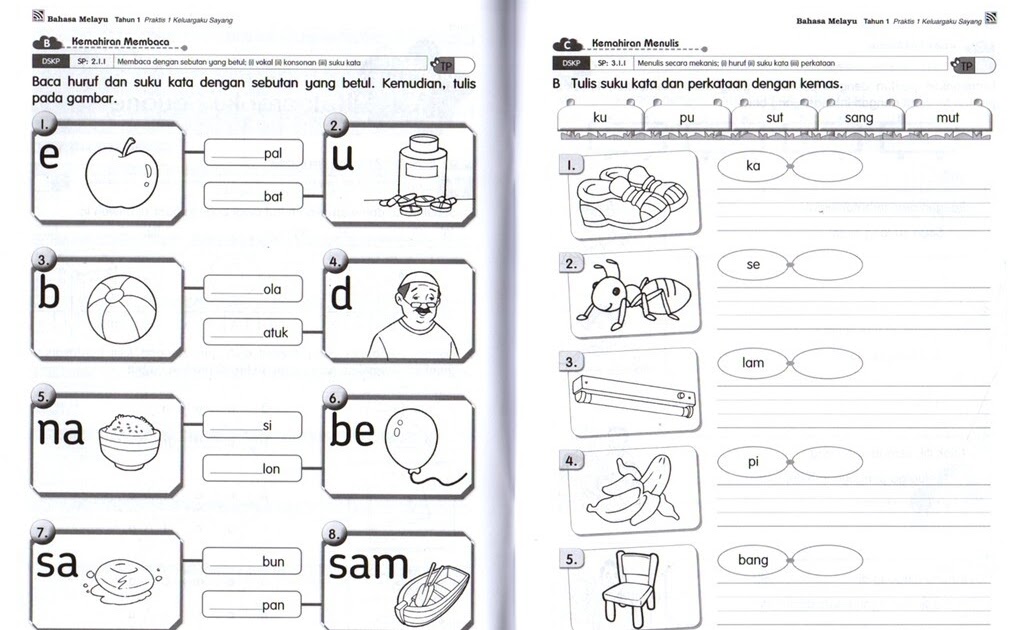 Penulisan Latihan Bahasa Melayu Tahun 1  Download Rpt Bahasa Melayu