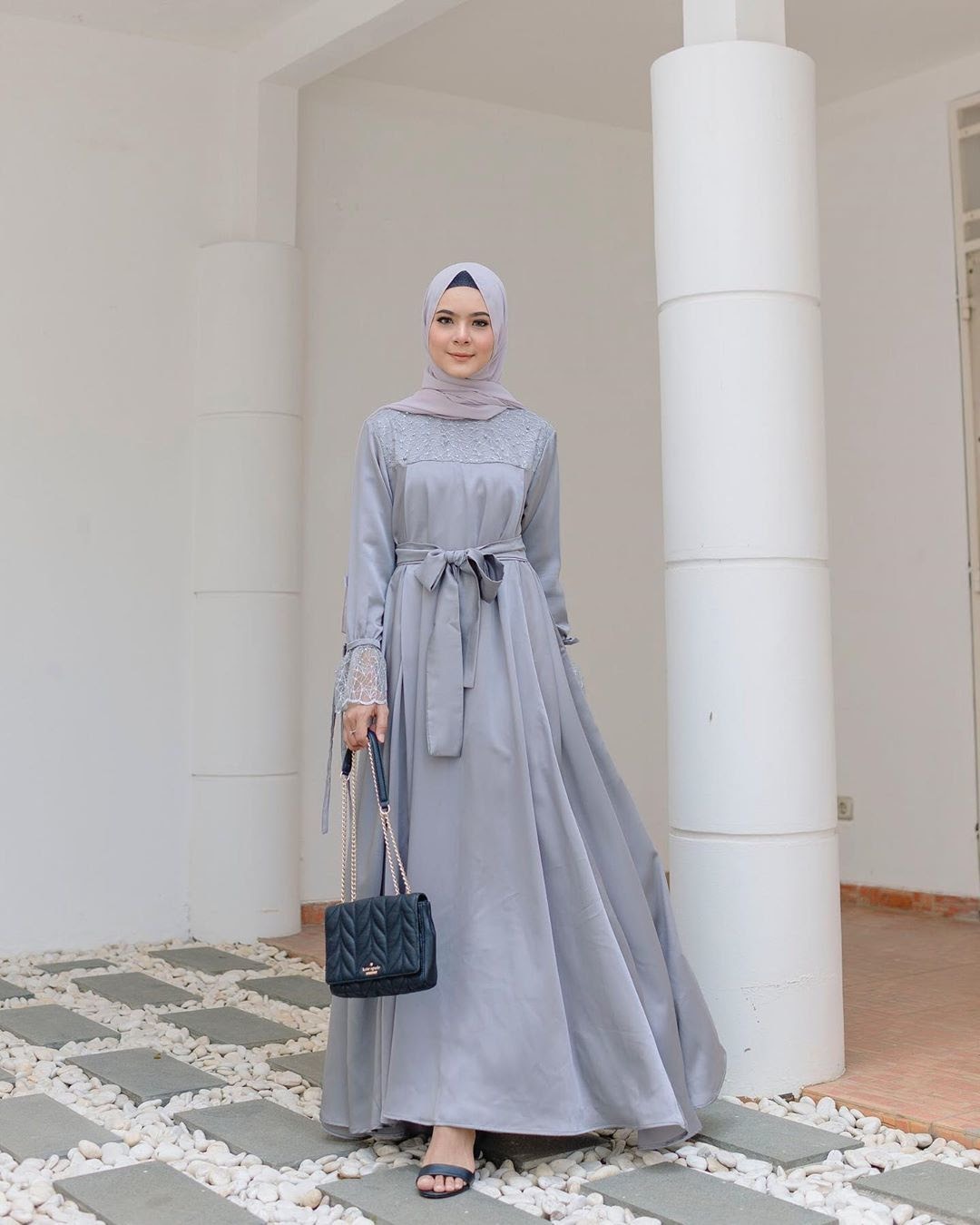 Gamis Brokat Model Baju Gamis Terbaru 2020 Wanita Hijabfest