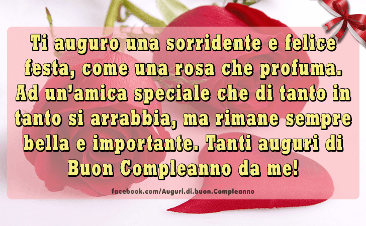 Auguri Di Buon Compleanno Per Amico