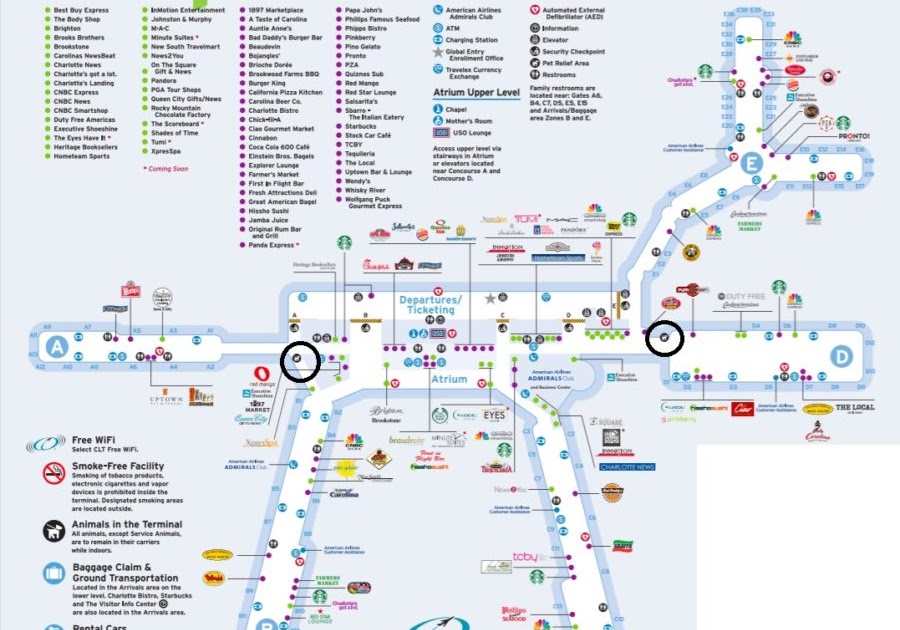American Airlines Dallas Dfw Airport Map