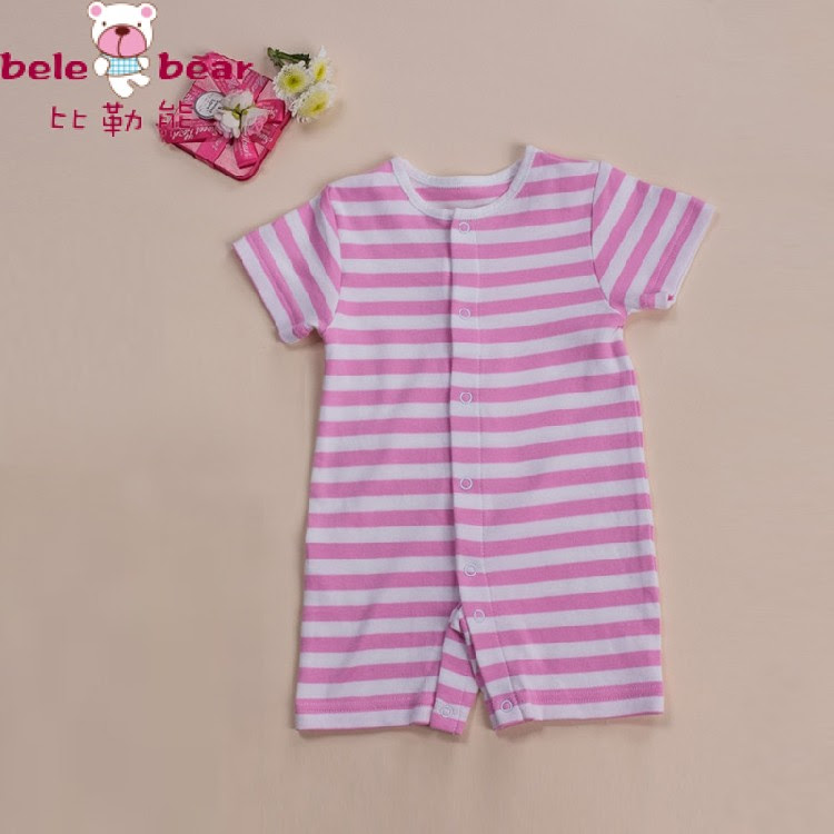 Baby cotton romper, newborn short sleeved rompers baby boys/girls striped dress Free Shipping Baby cotton romper, newborn short sleeved rompers baby boys/girls striped dress Free Shipping