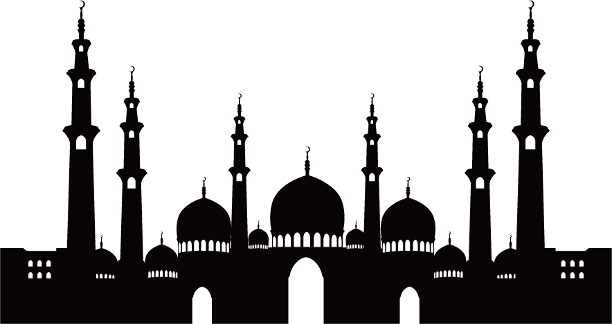 Logo Masjid Hitam Putih - Arini Gambar