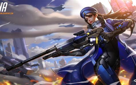 Wallpaper Ana, Overwatch, Artwork, HD, Games, #1576 Wallpaper Ana, Overwatch, Artwork, HD, Games, #1576
