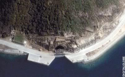 Chinese Nuclear Cave for Hiding Submarines