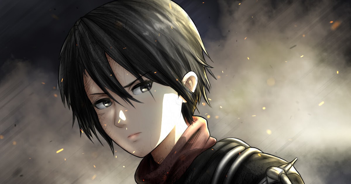 Mikasa Ackerman Short Hair Fanart - jjwagner