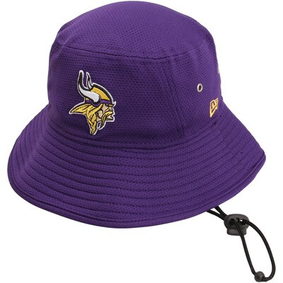 Mens New Era Purple Minnesota Vikings Team Redux Bucket Hat Mens New Era Purple Minnesota Vikings Team Redux Bucket Hat