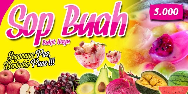 Desain Banner Es Buah Cdr gambar spanduk
