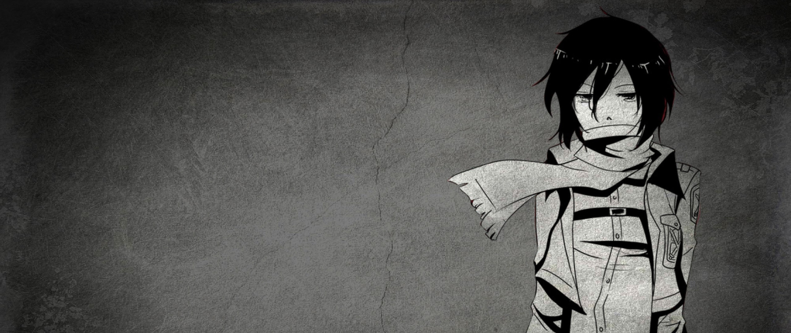 Climatesense: Aesthetic Black And White Manga Wallpaper