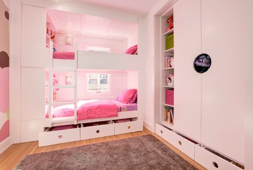 صورة غرفة نوم بنات مودرن بجدران بيضاء 236 ديكورات غرف نوم