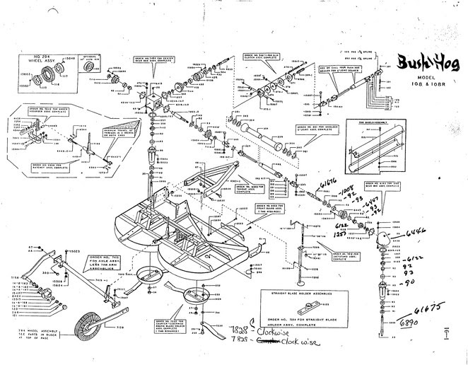 Woods Bush Hog Parts Diagram