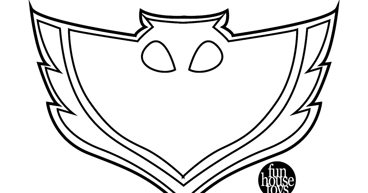 Catboy Mask Coloring Pages - Tripafethna