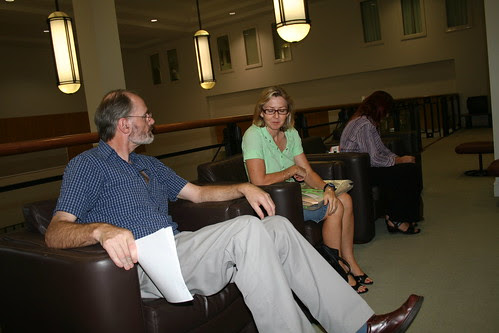 Peter Walton and Julie Adam