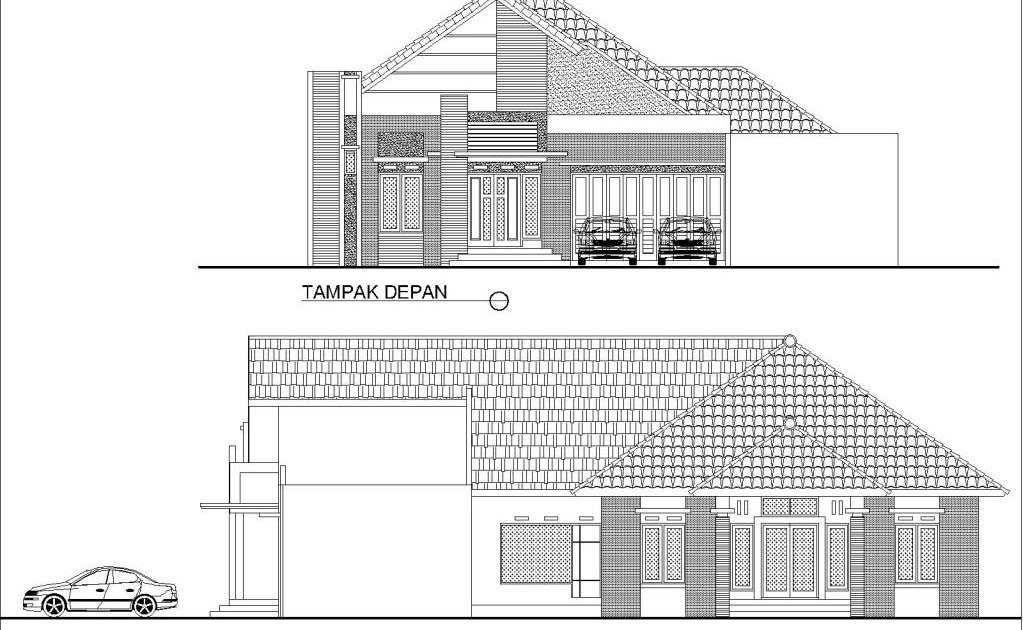 KOMUNIKASI ARSITEKTUR #08: Gambar Tampak