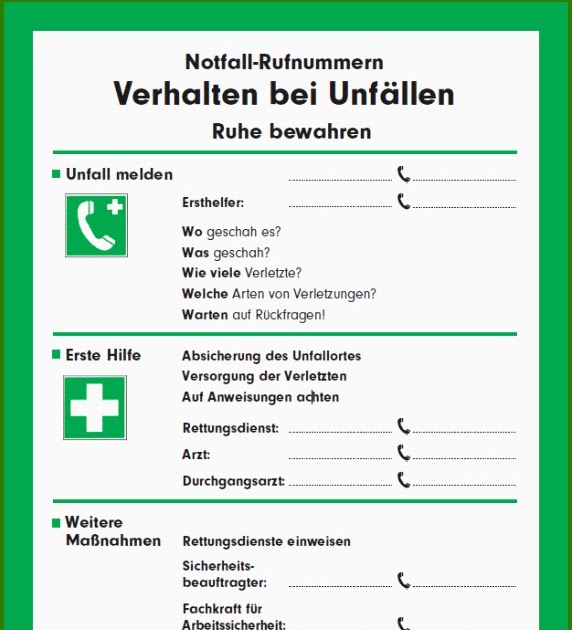 Notfall Und Alarmplan Vorlage Excel / Notfall Und Alarmplan Vorlage