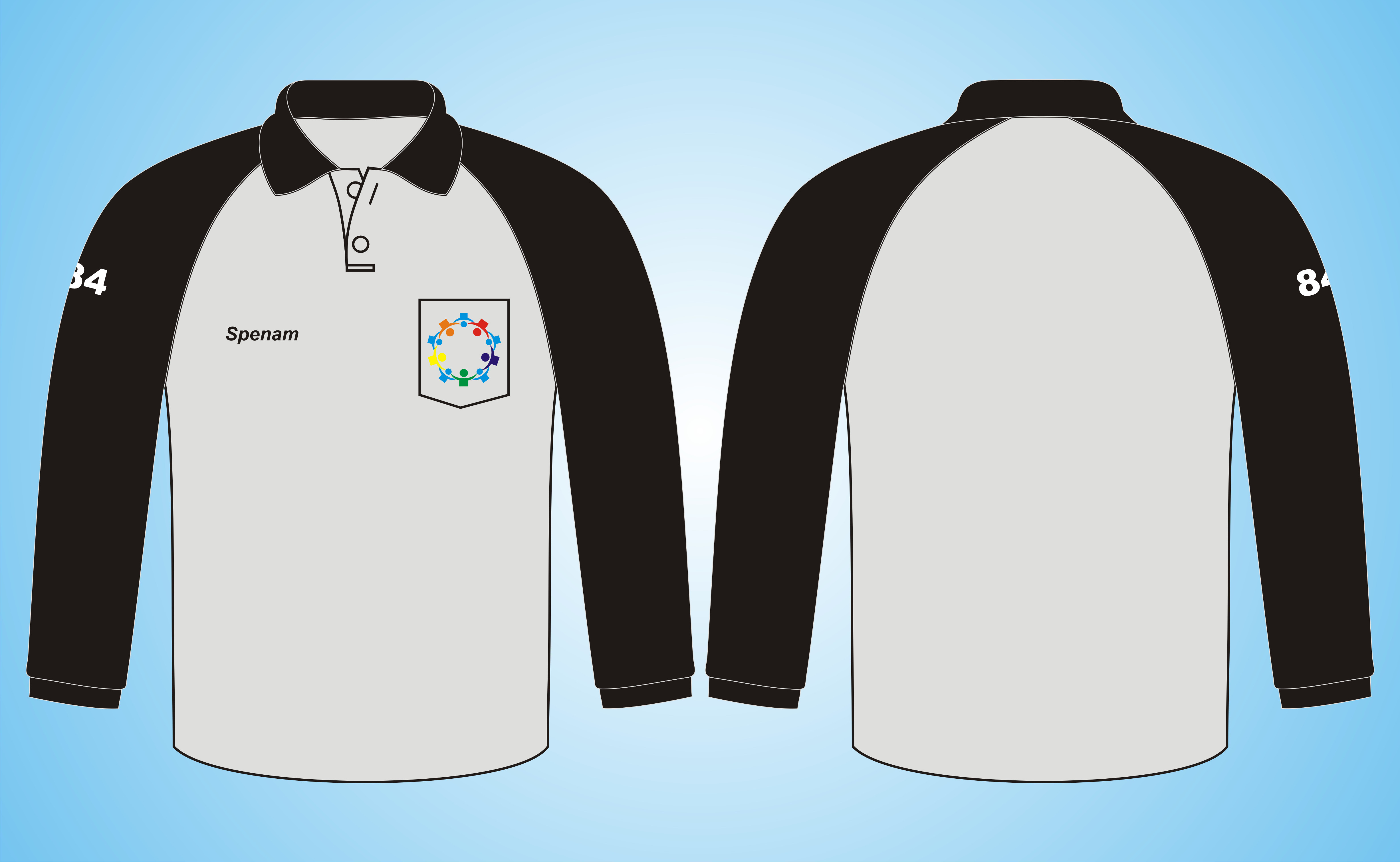 Gambar Kaos Berkerah Lengan Panjang Desain Kaos Menarik