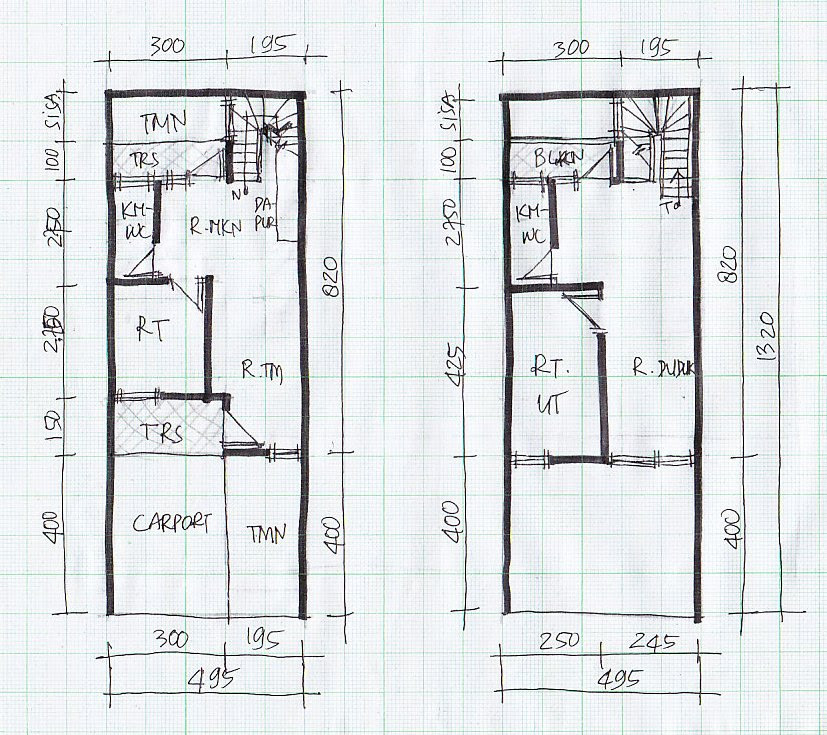 Gambar Desain  Rumah  Ukuran Lebar  6 Meter  House Q