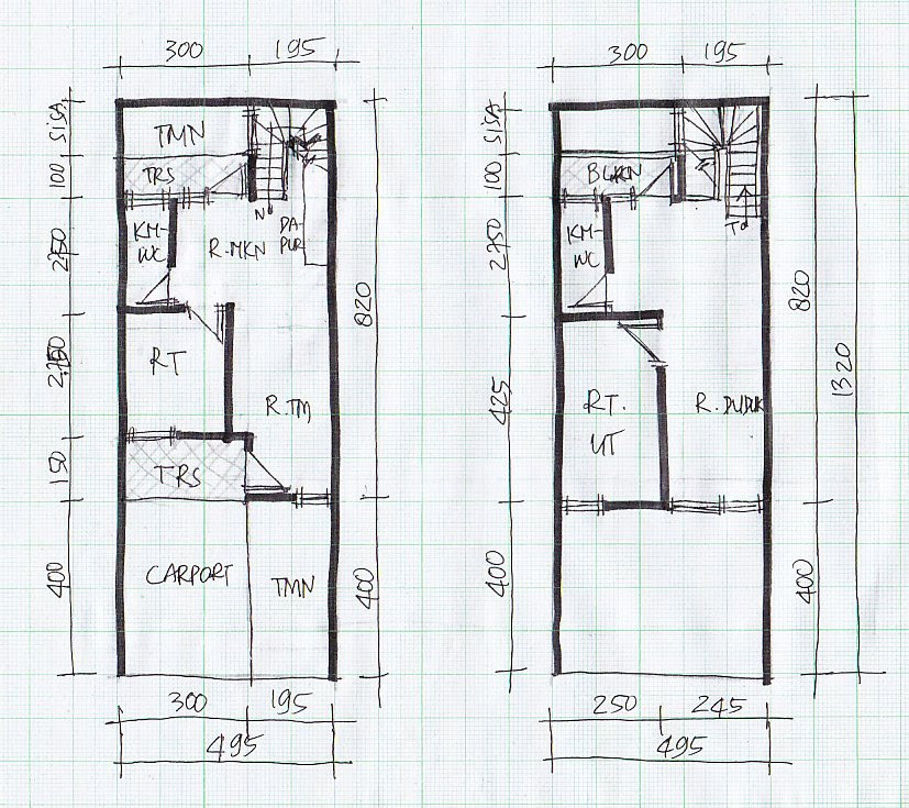 Gambar Desain  Rumah  Ukuran Lebar  6  Meter  House Q