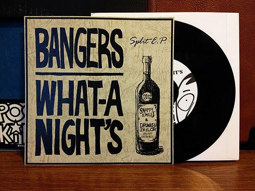 Bangers / What-A-Night's - Split 7" by Tim PopKid