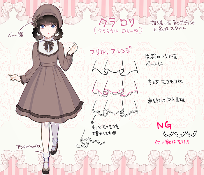 Badalii イラスト 女の子 描き方 服