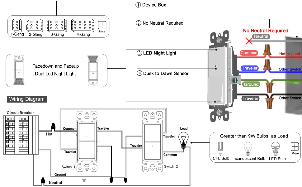 Paddle Switch Wiring Diagram Fold Aid