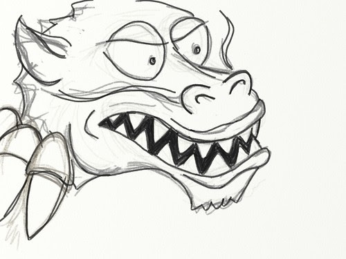 Dragon head sketch