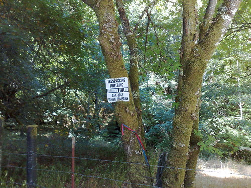 fence outside Wright's Station tunnel