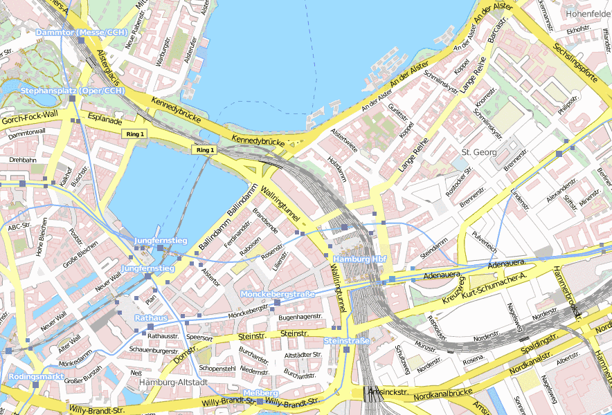 Hamburg Hauptbahnhof Karte | Karte