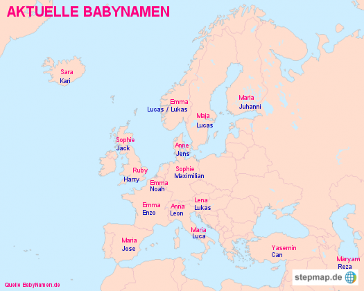 Aktuelle Babynamen