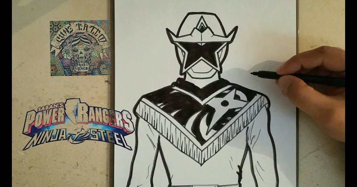 How To Draw Power Rangers Ninja Steel Power Stars