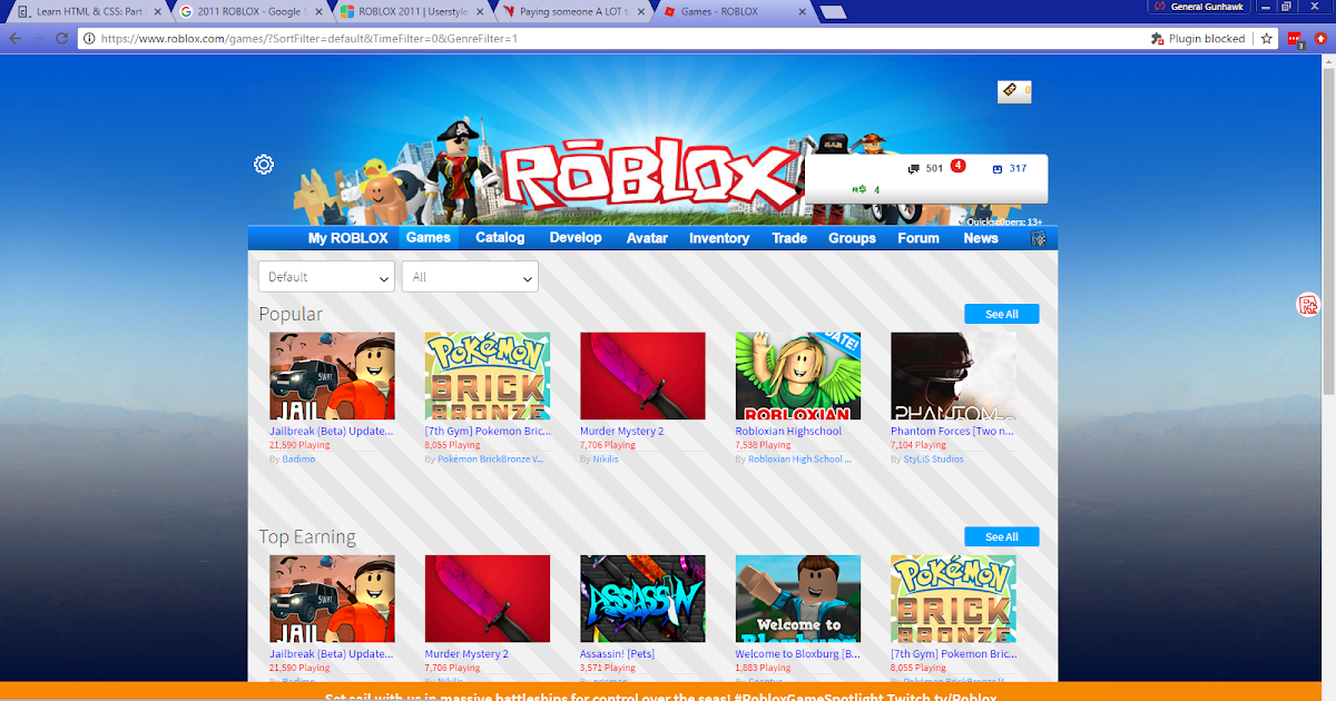 roblox userstyles