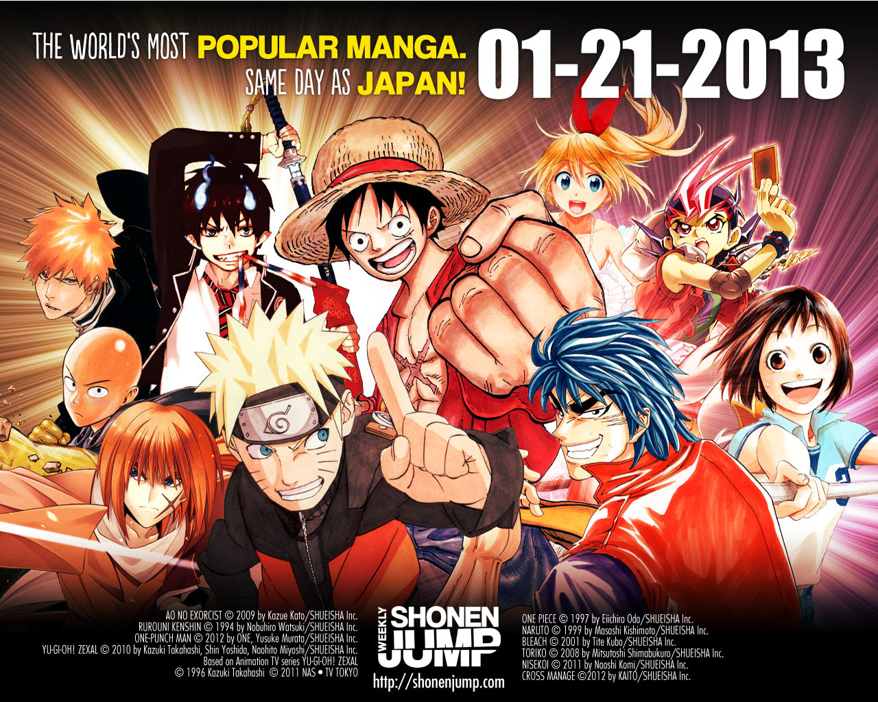 32+ Shonen Jump Anime Crossover Wallpaper - Sachi Wallpaper