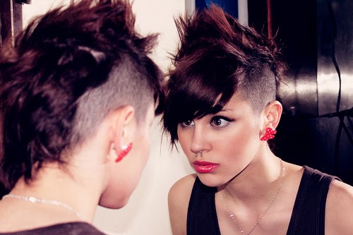 ladies hairstyles: Ladies Mohican Hairstyles