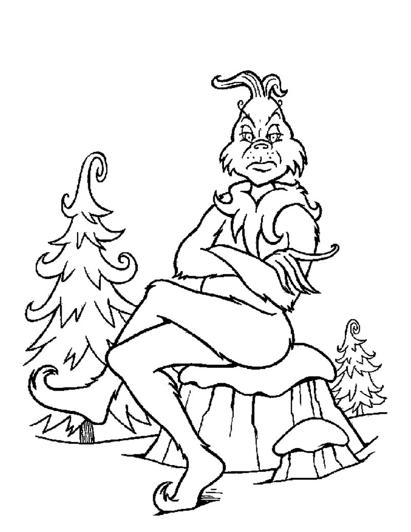 Free Printable Grinch Coloring Pages For Kids Free Printable Grinch Coloring Pages For Kids