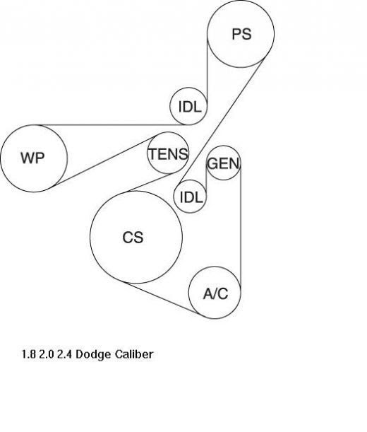 2013 Chrysler 200 2.4l Serpentine Belt Diagram