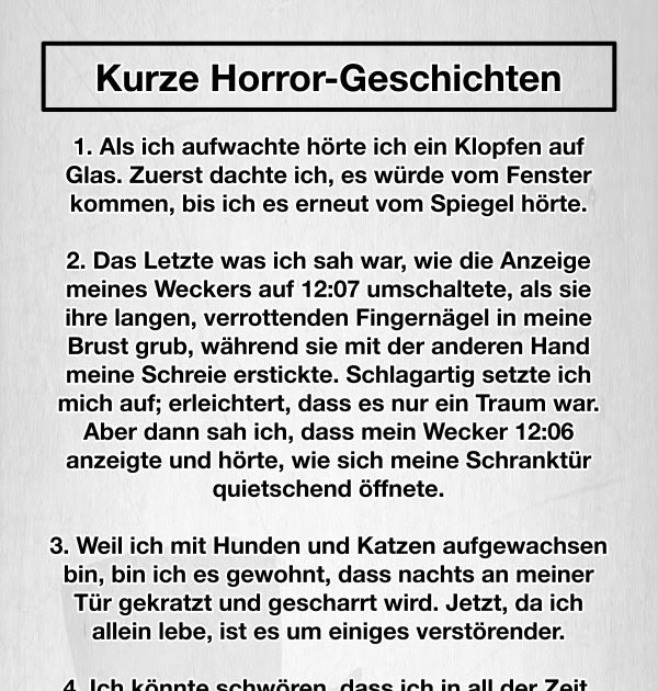 Gruselgeschichte Zum Ausdrucken / Gruselgeschichten Ab 10 Zum Ausdrucken  Kalender 