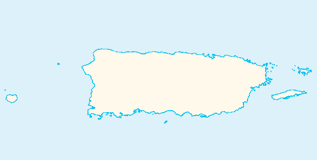 Maps: Puerto Rico Map Blank