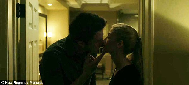 Not all bad: The couple fight, then make up in the trailer