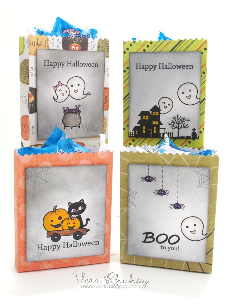 halloweeen mini treat bags set
