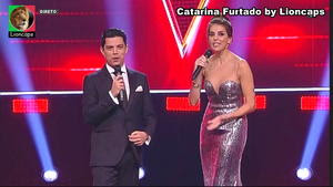 Catarina Furtado sensual no The Voice
