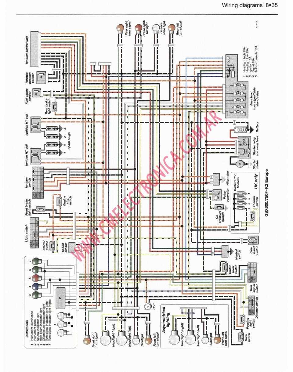 Suzuki Gsx 750 Wiring Diagram - Complete Wiring Schemas