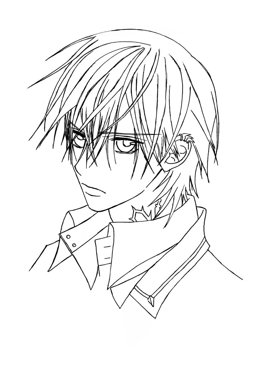 Vampire Knight Kaname Coloring Pages