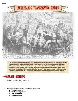 Cartoon Analysis Worksheet Answers Key - worksheet