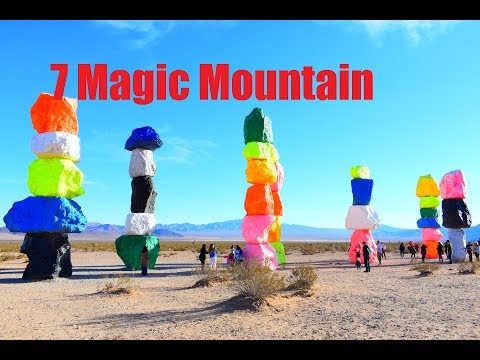 Las Vegas To Seven Magic Mountain / Half Day Road Trip 